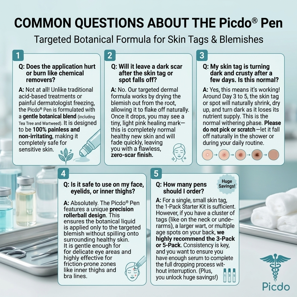 Picdo® 7-Day Tag & Spot Eraser (Zero Pain, Zero Scars Rollerball)