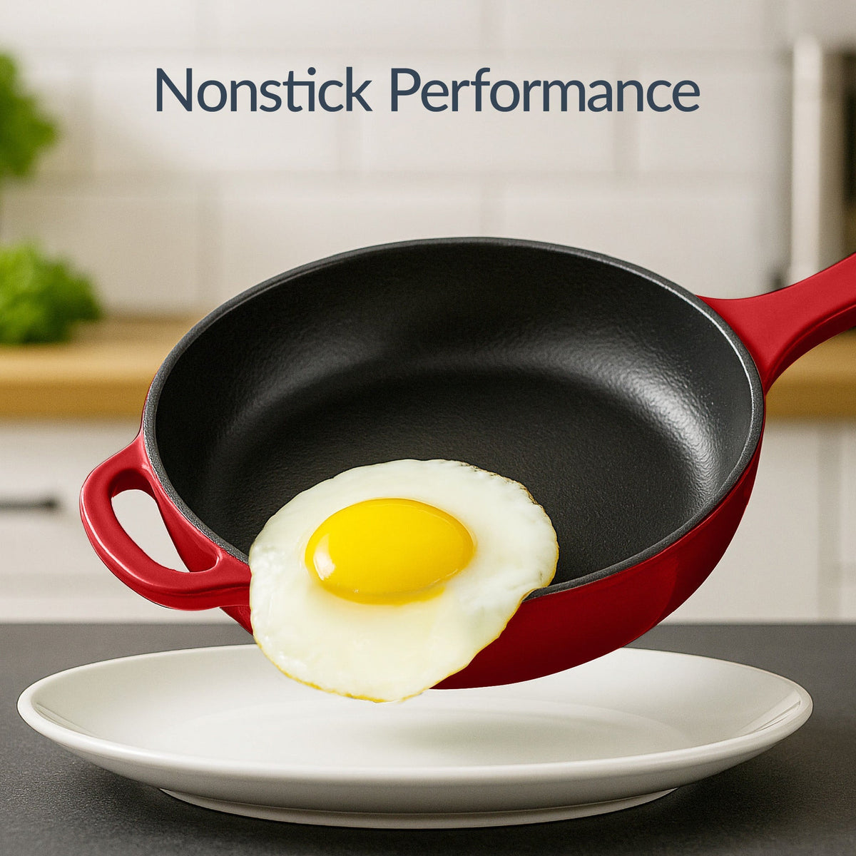 6-Piece Enameled Cast Iron Cookware Set