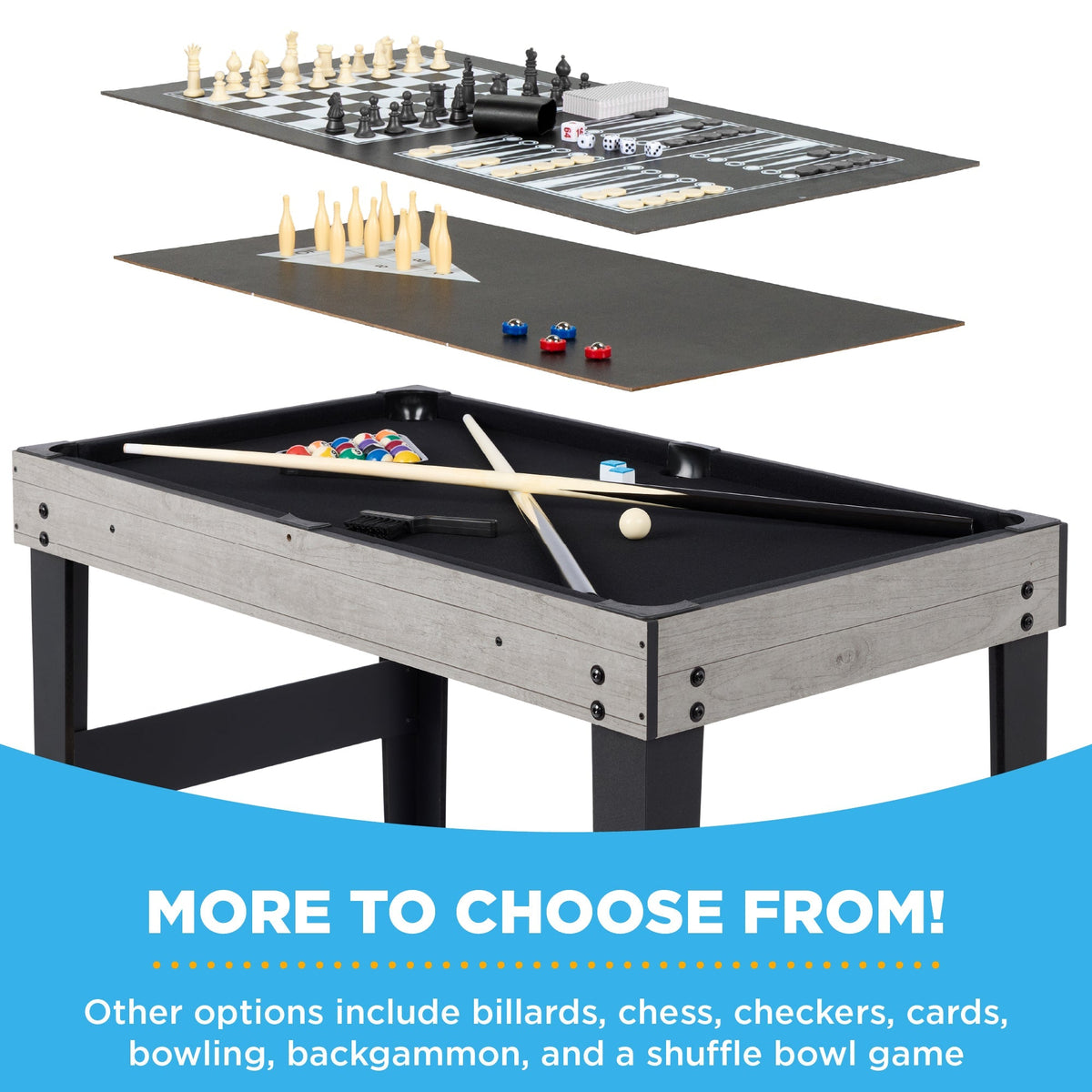 10-in-1 Combo Game Table Set