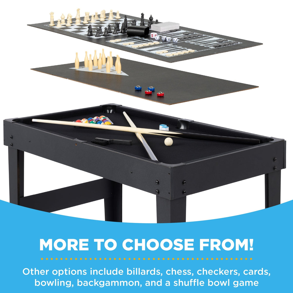 10-in-1 Combo Game Table Set