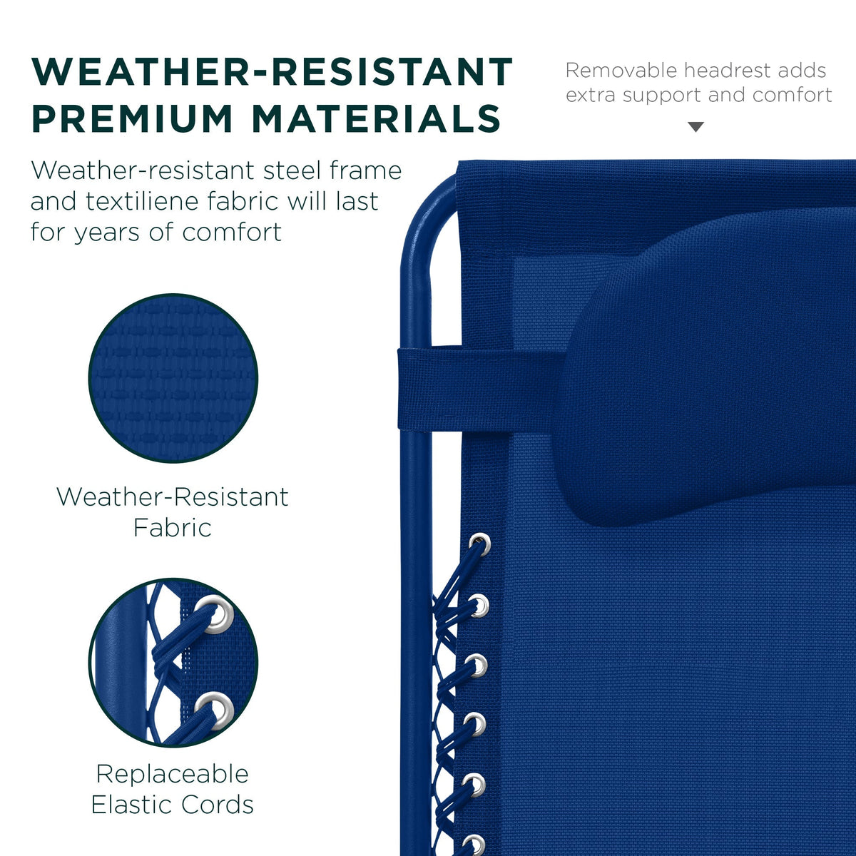Oversized Reclining Zero Gravity Chair Lounger w/ Cup Holder, Pillow